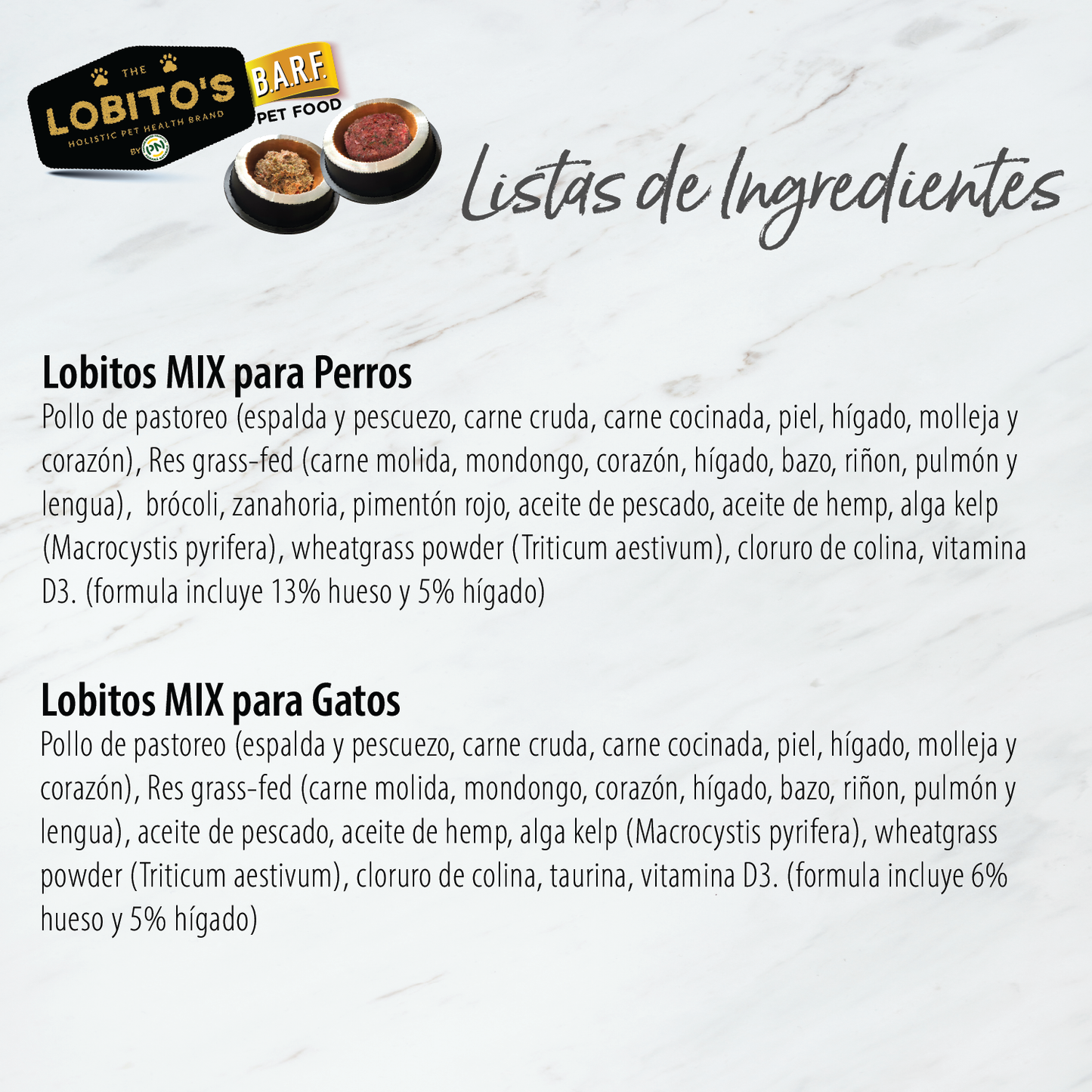 Lobitos de 4oz para Gatos